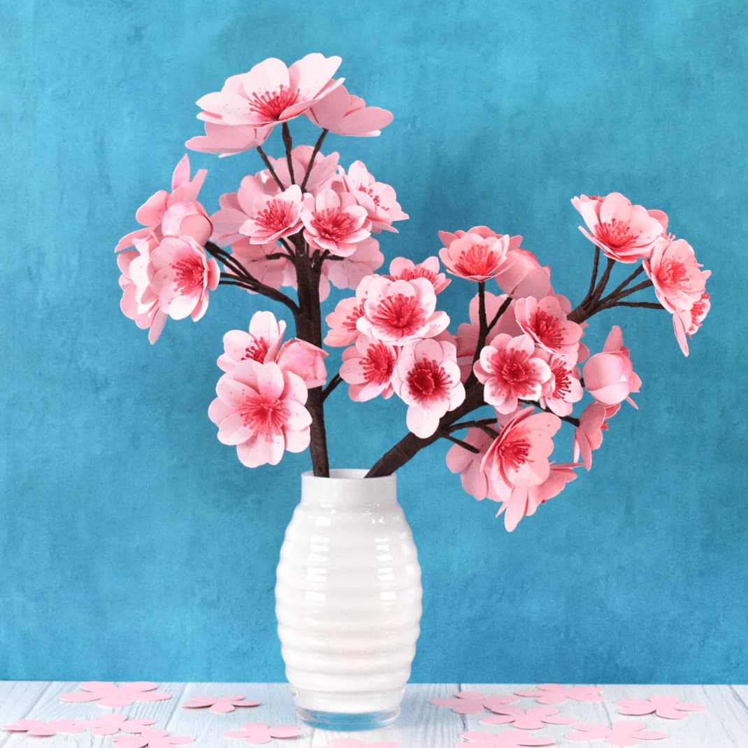 Cherry Blossom paper flower