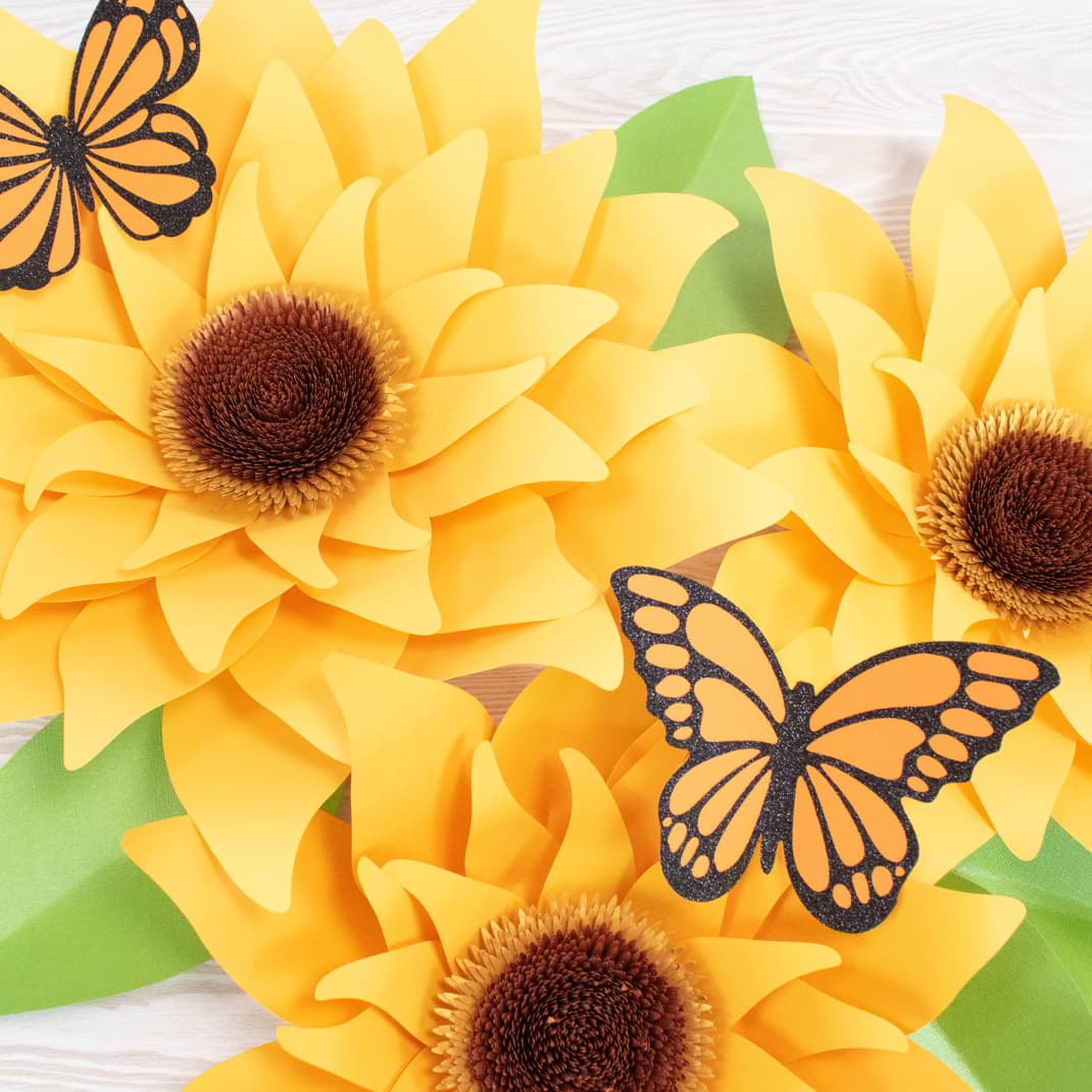 Giant paper sunflower