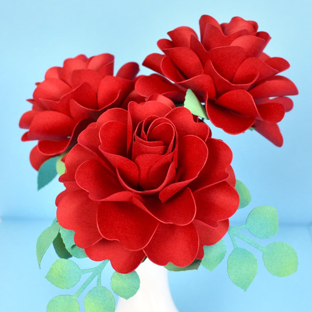 Paper roses