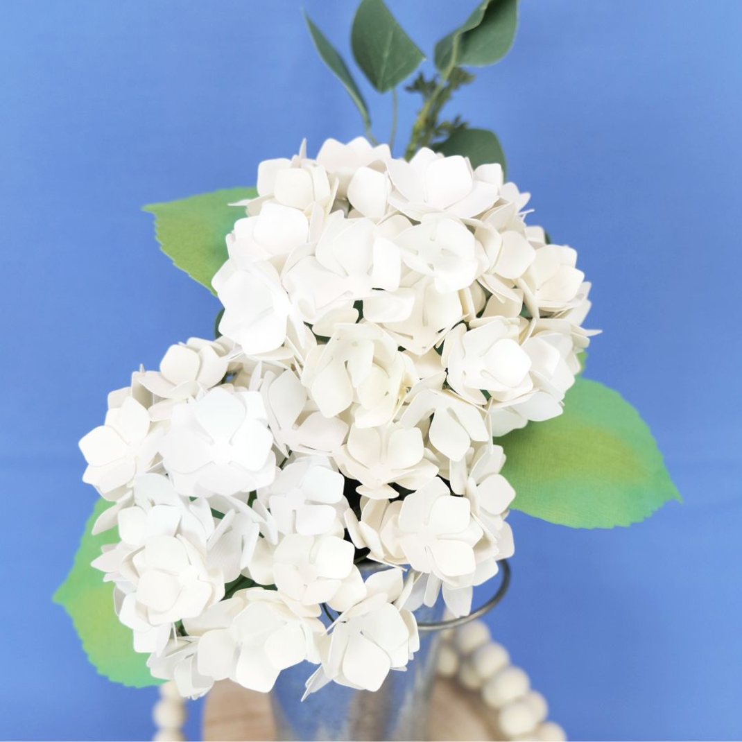 Cascading Hydrangea Cluster