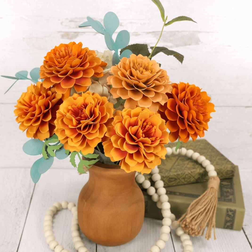 Golden Marigold Blossoms